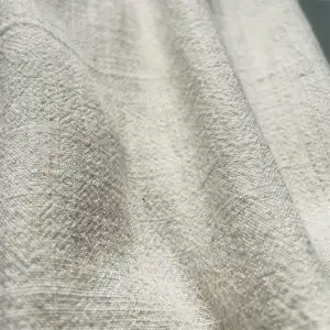 Woven linen skin-friendly fabric Hot weather clothes shirt breathable cool sofa home decoration
