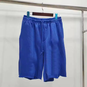 100% algodón Puff estampado peso pesado hombres pantalones cortos Streetwear calidad superior Denimes pantalones de chándal pantalones cortos Teares - Product Image 5