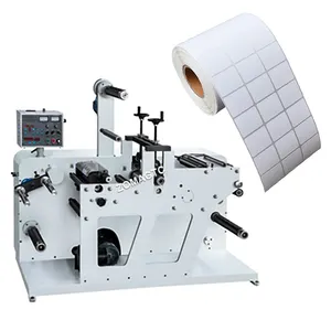 Ex Factory Price High Precision Roll Label Rotary Die Cutting Machine Paper Adhesive Stickers Slitting And Rewinding Machine