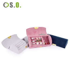 Ensemble de boîte à bijoux à logo personnalisé Emballage de boîte en carton ondulé écologique avec étui à bijoux Pochette à bijoux - Product Image 4