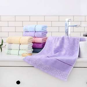 Serviette de toilette promotionnelle en coton tissé 100% à séchage rapide, jacquard, options multicolores, pour usage domestique, cadeau - Product Image 2