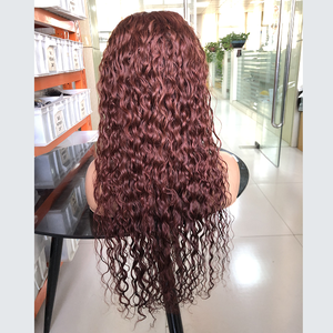 #33 <span class=keywords><strong>Couleur</strong></span> vague d'eau bouclés cheveux humains avant <span class=keywords><strong>de</strong></span> lacet perruque prix <span class=keywords><strong>de</strong></span> gros Full Hd Transparent dentelle frontale perruque <span class=keywords><strong>de</strong></span> cheveux humains pour les femmes - Product Image 2