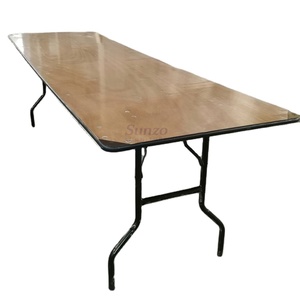 Tavoli da pranzo pieghevoli per banchetti <span class=keywords><strong>di</strong></span> nozze in <span class=keywords><strong>legno</strong></span> da 6 piedi - Product Image 1