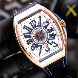Premium Grade <b>Rose</b> Gold White Yachting Dial Date Luminous Waterproof High-End Precision Men Automatic Mechanical Wristwatch - Product Image 2