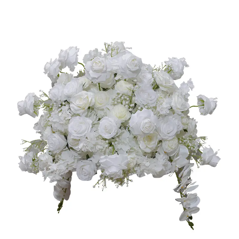 Artificial rose wedding party decoration rose bouquet table set