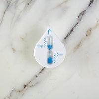 Sablier rotatif moderne fait main, minuterie de 3/5 minutes, outil de mesure du temps, sablier transparent pour la gestion quotidienne du temps