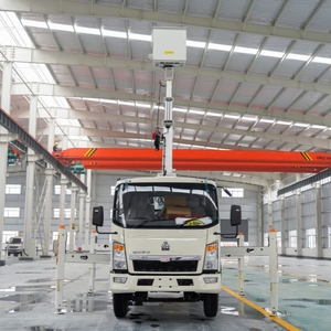 Nueva <span class=keywords><strong>Plataforma</strong></span> de Trabajo Aérea HOWO <span class=keywords><strong>con</strong></span> Caja Aislada de 12m, 18m y 22m para Mantenimiento Eléctrico - Product Image 2