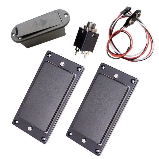 Dual Coil Closed Humbucker Pre-Wired Guitar Pickup Instrument Sound Pick up Device with Volume and Tone