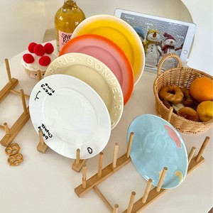 Bamboo Dish Drainer <b>Rack</b> For <b>Plates</b> Cups Saucers Kitchen Countertop Storage Quick Dry Multipurpose - Product Image 3