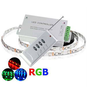 Của nhãn hiệu nhà máy RGB <span class=keywords><strong>LED</strong></span> Light điều khiển 24A <span class=keywords><strong>12V</strong></span> 24V DC RF 4KEY điều khiển từ xa RGB <span class=keywords><strong>LED</strong></span> Đèn - Product Image 2