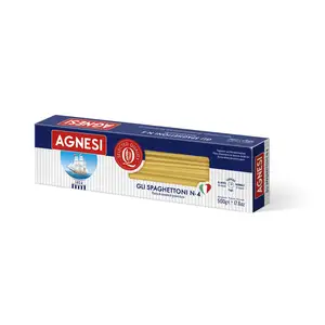 Sapore italiano denso e autentico-AGNESI Spaghettoni 500G-celebrare l'eccellenza di semola di grano duro