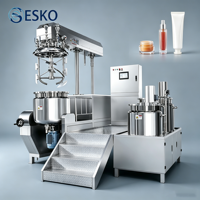 Homogénéisateur sous vide ESKO pour pâte détergente, crème nettoyante pour vaisselle, gel à récurer, émulsification de formules chimiques 100L