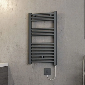 Sèche-serviettes électrique en acier chauffant, style échelle, design de créateur, le plus vendu - Product Image 5