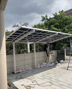 Abri de voiture moderne préfabriqué en membrane arquée, résistant au vent et imperméable, pour <span class=keywords><strong>parking</strong></span> sécurisé - Product Image 2