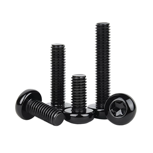 Viti a <span class=keywords><strong>testa</strong></span> cilindrica Torx ossidate nere all'ingrosso per fabbriche, viti a <span class=keywords><strong>testa</strong></span> bombata in acciaio inossidabile 304/316, bulloni con sistema metrico - Product Image 4