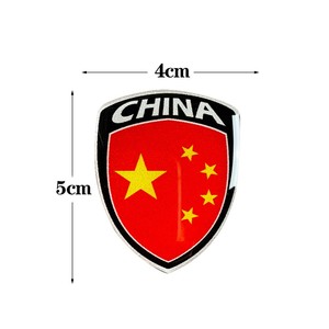 Autocollant de voiture avec drapeau national, divers drapeaux de pays, autocollant réfléchissant en forme de drapeau - Product Image 5