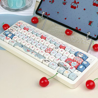 Capuchons de touches Cherry Kitten personnalisés 136/140 touches Profil Cherry/XOA PBT Teint par sublimation Tapis de souris pour clavier mécanique à interrupteurs Mx