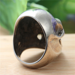 Skeleton <b>Skull</b> <b>Ring</b> Silver Men's Punk Jewelry Retro Style 27042 - Product Image 2