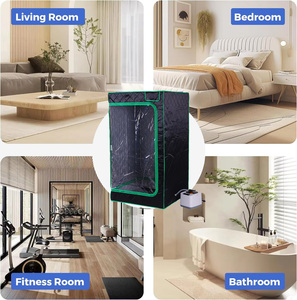 Sauna <span class=keywords><strong>à</strong></span> vapeur chauffant pliable <span class=keywords><strong>pour</strong></span> usage personnel et familial, léger et mobile, <span class=keywords><strong>pour</strong></span> une utilisation en intérieur - Product Image 6