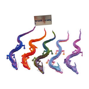 Dragon 3D imprimé en couleur, qui brille dans le noir, personnalisé, 30 cm, grand dragon 3D en PLA, 188 cm, boîte cadeau, jouets flexibles anti-stress - Product Image 5