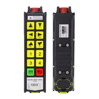 Transmisor de Radio Industrial de Alta Resistencia con 10 Teclas, Doble Velocidad, Tri-Proof, IP67, Parada de Emergencia, Anti-interferencia, para Grúa Pórtico