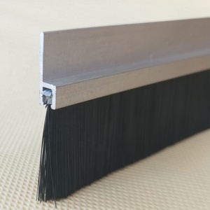 Guarnizione Antipolvere in Alluminio <span class=keywords><strong>per</strong></span> Porte, Spazzole Sottoporta - Product Image 3