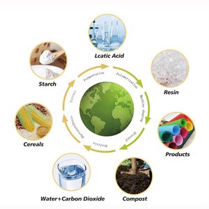 Epi loại phân hủy sinh học sợi Ngô PLA vải không dệt cho gorwth nông nghiệp, sản phẩm vệ sinh, sản phẩm gia dụng - Product Image 3