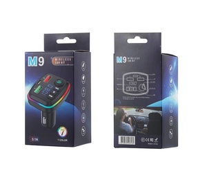 Barato accesorios de coche M9 Kit de coche cargador de teléfono USB inalámbrico BT Radio música adaptador FM transmisor <span class=keywords><strong>MODULADOR</strong></span> - Product Image 2