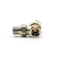 Robinet thermostatique droit en laiton XingFu DN15 1/2" filetage mâle/femelle manuel pour chauffage central à eau chaude