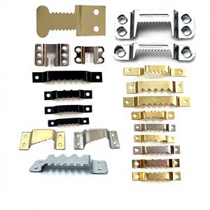 Gancho de doble cara con forma de diente de <span class=keywords><strong>sierra</strong></span>, gancho oculto de cuatro orificios, gancho invisible para colgar, accesorios para marcos de fotos, para marcos de cuadros, pinturas al óleo - Product Image 1