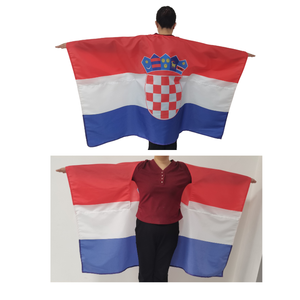 Drapeaux promotionnels personnalisés imprimés 3x5 pieds, double face, en polyester durable, avec mât en aluminium, pour événements sportifs et jeux. - Product Image 1