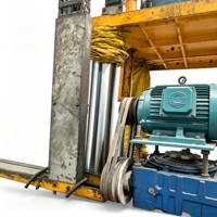 Scie à pont robuste reconditionnée avec table rotative pour le traitement des comptoirs en pierre – Équipement de travail du pierre