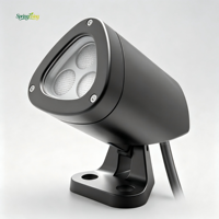 Outdoor IP65-Zertifizierter LED-Aluminium-Spike-Strahler mit DC/AC-Stromversorgung für Gartennutzung Warmweißes Licht