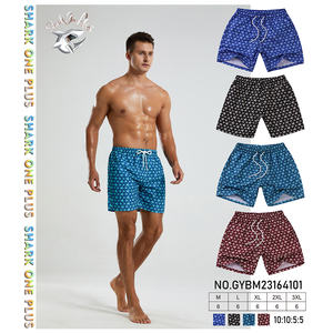 Pantaloncini da spiaggia in poliestere 100% resistenti all'acqua estivi colorati dal Design eccellente con motivo animale per uomo - Product Image 2