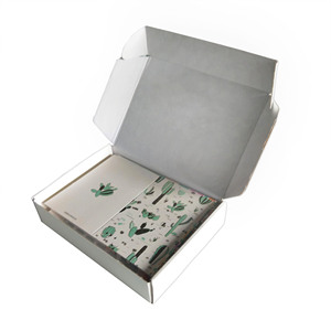 Personalizado de color de papel de cartón de dibujos animados ropa sombrero corrugado embalaje envío caja de impresión con logotipo - Product Image 2