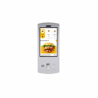 Kiosque de paiement automatique à écran tactile extérieur de 32 pouces, haute luminosité, étanche IP65, avec toit