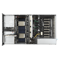 Serveur GPU IA 4U ESC8000A-E11, plateforme de calcul haute performance double AMD EPYC, système d'apprentissage profond d'entreprise à 8 baies