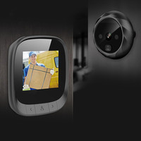 2.4 "écran LCD visionneuse de porte électronique cloche IR nuit porte judas caméra enregistrement Photo caméra de porte numérique visionneuse intelligente