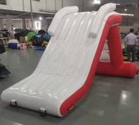 Toboggan aquatique d'été Parc aquatique gonflable commercial Jeu de sport pour adultes Mini toboggan gonflable pour piscine