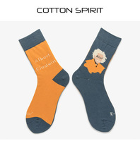 Chaussettes personnalisées avec logo, impression, broderie, jacquard, design gratuit, chaussettes décontractées, street art, tendance, unisexe, homme, coton, chaussettes de sport