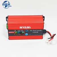 Contrôleur de charge solaire MPPT Boost MYAMi 1200W 72V/60V/48V réglable, entrée PV 12V-60V 30A, écran LCD