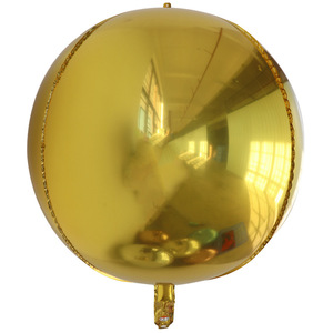 Precio al por mayor Fiesta de cumpleaños Mylar 10 pulgadas Azul claro Rojo Globo de aluminio <span class=keywords><strong>Esfera</strong></span> Ronda Foil 4D Globos - Product Image 2