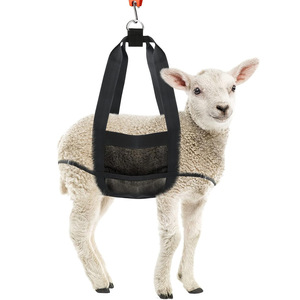 Pet Weight Sling Nylon Black <b>Cow</b> Livestock Hanging Scale Equipment - Product Image 1