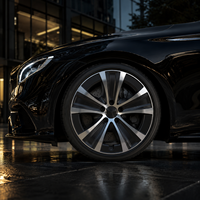 Jantes en alliage d'aluminium AL 18 pouces 5x112, design multi-rayons en maille, noir brillant, vente flash pour Mercedes Benz, adaptable à une large gamme de véhicules