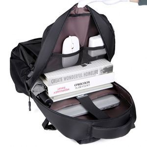 Sac de voyage de luxe grande capacité en cuir véritable multifonctionnel imperméable pour l'école fermeture éclair résistante à - Product Image 5