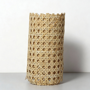 Fournisseur de rotin – <span class=keywords><strong>Rouleau</strong></span> de <span class=keywords><strong>cannage</strong></span> naturel en rotin tressé semi-blanchi de 60 cm pour mobilier de jardin - Product Image 3