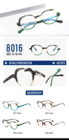 Nouvelles montures de lunettes de vue de luxe rondes en écaille de tortue en acétate pour femmes, lunettes de lecture