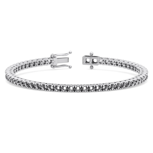 7″ 4-Prong Tennis Bracelet Mounting - 925 Sterling Silver Handcrafted Durable Low MOQ Premium Minimalist - Product Image 2