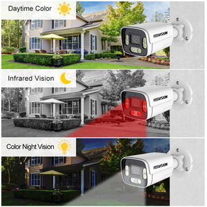 Kit de caméra de sécurité IP Fosvision 4 canaux 4K 8MP PoE <span class=keywords><strong>NVR</strong></span> DVR, vision nocturne couleur, système de caméra CCTV de qualité supérieure - Product Image 4