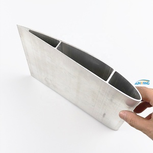 Perfil aerodinámico de extrusión de aluminio grande de gran calidad 6061 6063 Hoja aerodinámica de forma especial hueca Perfil de aluminio anodizado - Product Image 1